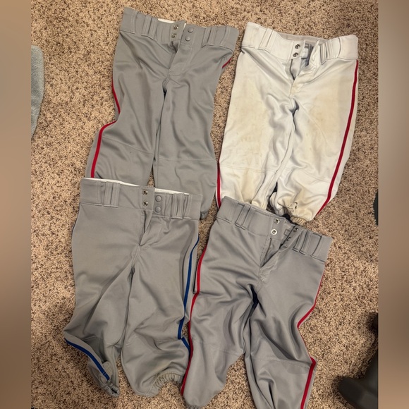 Champro Baseball Pants with Red and Blue Accents size boy medium knicker style - Picture 1 of 1